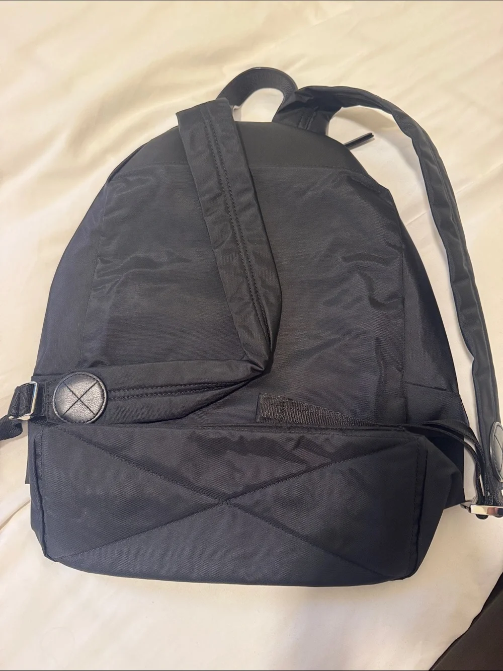 Marc Jacobs Black Nylon Backpack with Gold-Tone Zippers